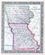 Iowa and Missouri 1864 Mitchell Plate, Iowa and Missouri 1864 Mitchell Plate